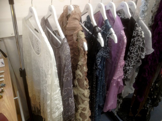 new stock - shawls and tops