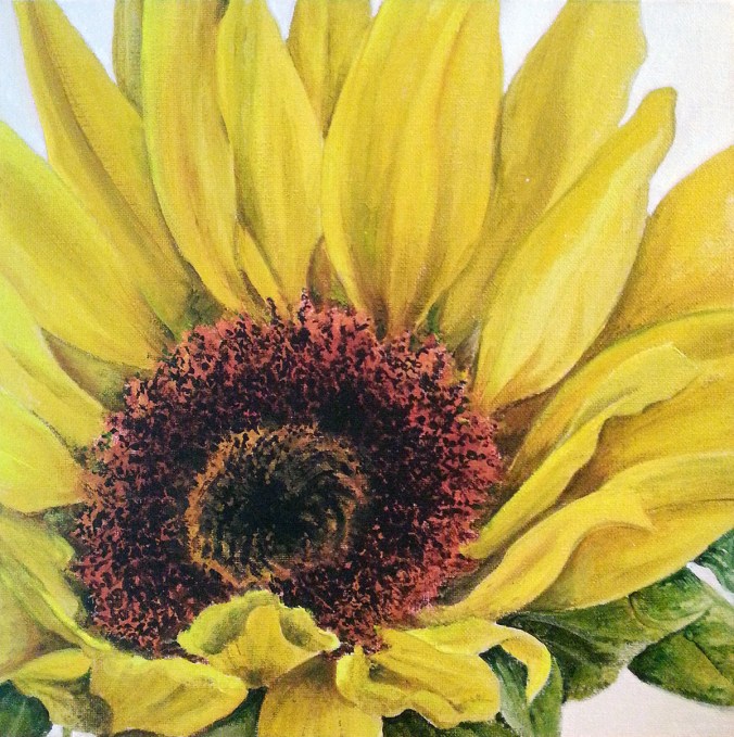 Sunflower by Serena Pugh of SerenArts Gallery, Tithebarn Workshops, Bradford on Avon