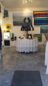 SerenArts Gallery re-opened after the floods and ready for business again.