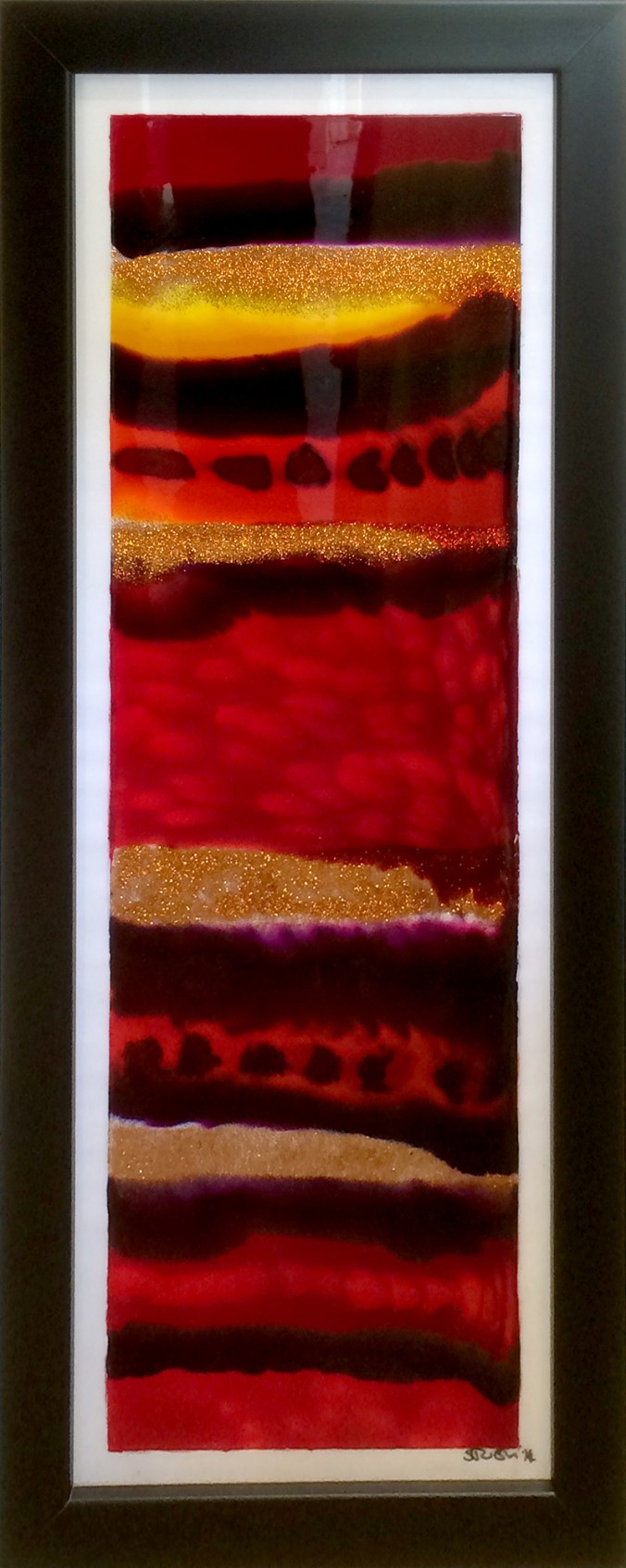 Glass Art painting by Serena Pugh