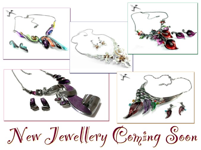 Latest jewellery lines at SerenArts Gallery, Tithebarn Workshops, Bradford on Avon