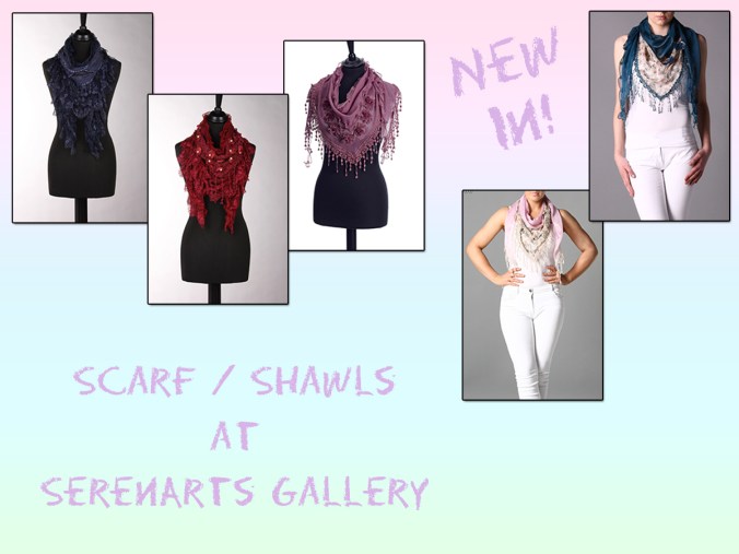 new scarf stock at serenarts gallery