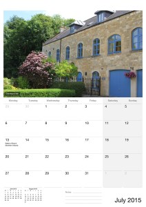 SerenArts Gallery 2015 Calendar of Bradford on Avon with photographs by Serena Pugh