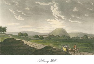 postcard front silvery hill by Anthony Pates