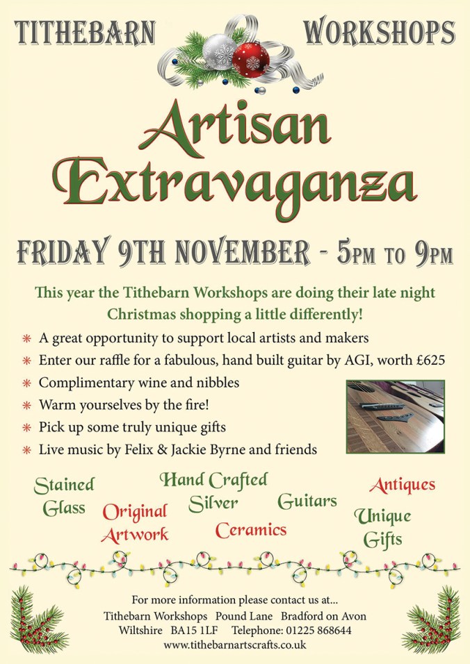 tithebarn workshops Artisan Extravaganza