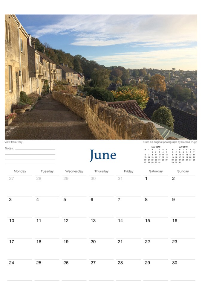 bradford on avon 2019 calendar from serenarts gallery