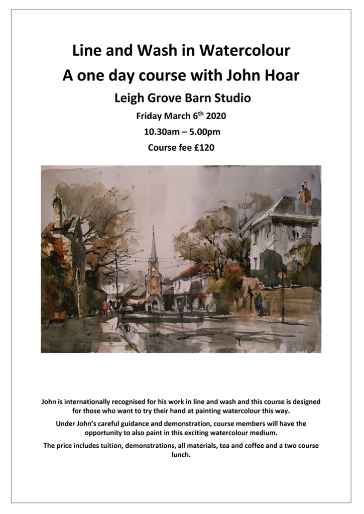 Steve Hall watercolour course with Jon Hoar