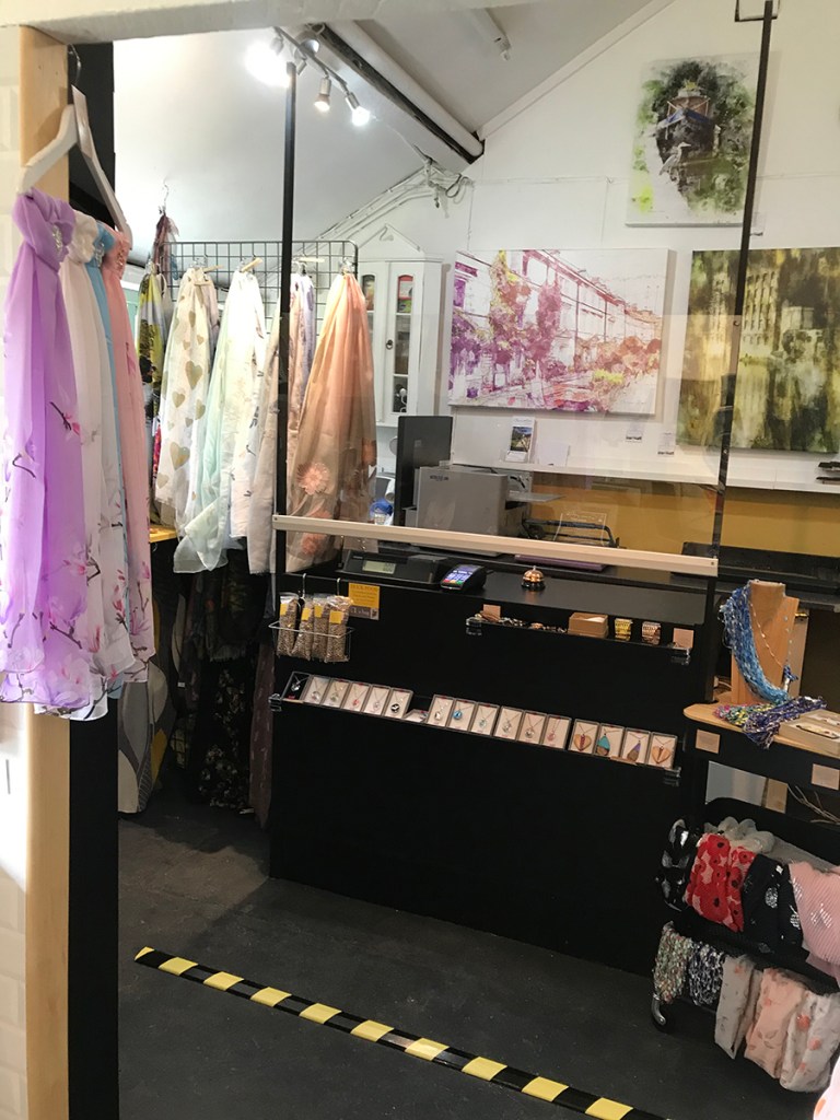 serenarts gallery covid protection screen