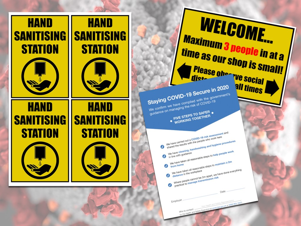 serenarts gallery printing covid signage