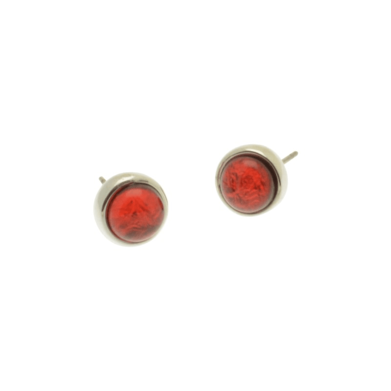Red Foil Resin Studs