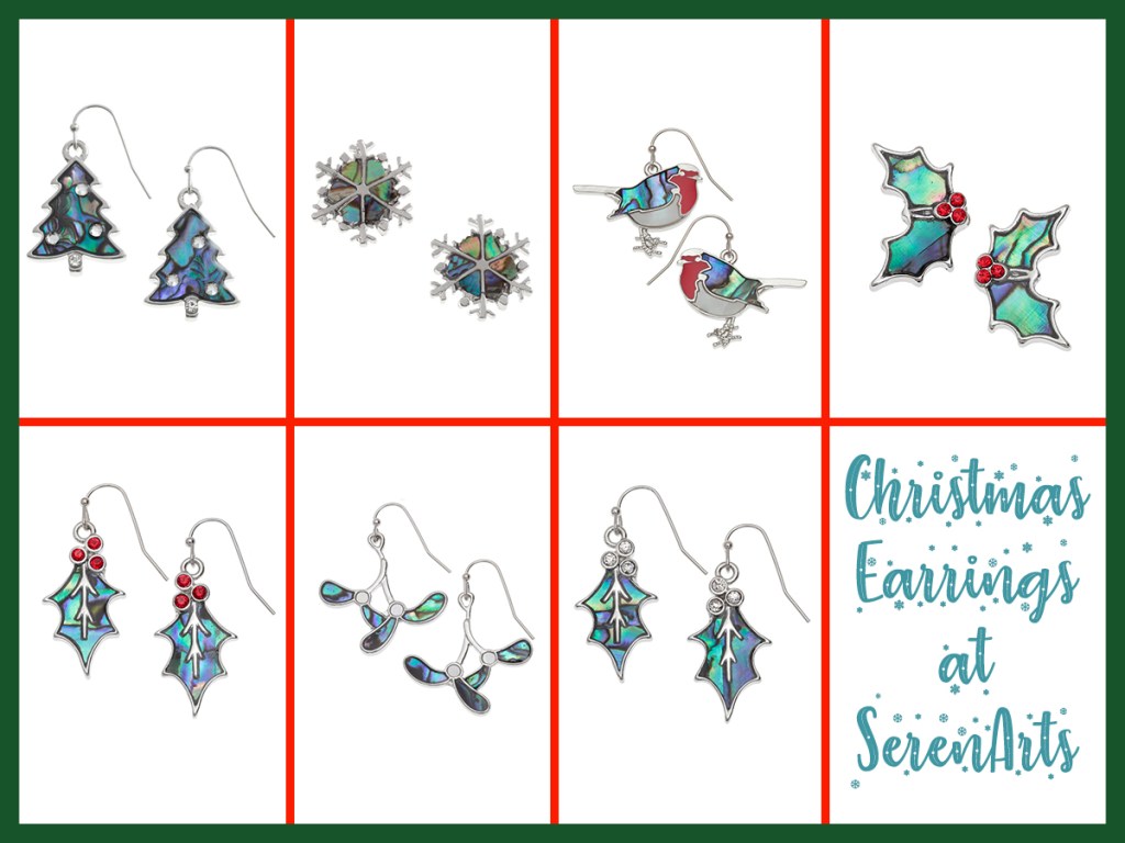 serenarts gallery christmas earrings