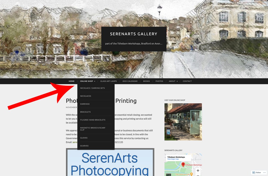 serenarts gallery online click and collect shopping