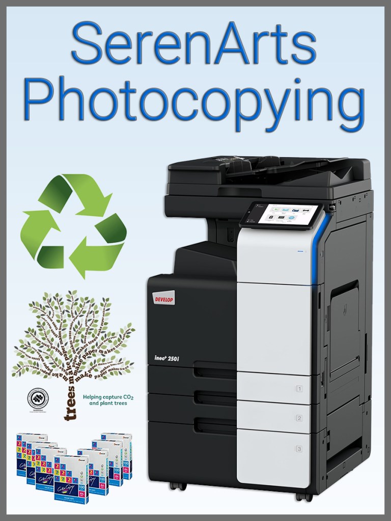 serenarts gallery photocopying services