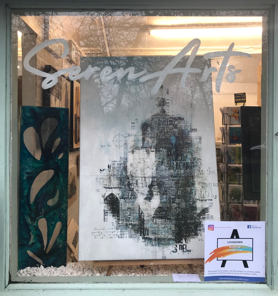 serenarts gallery lockdown window exhibition