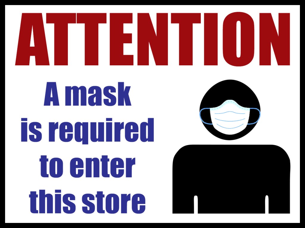 serenarts printing mask sign