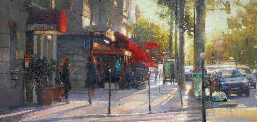 serenarts galleru - Douglas gray - Setting Sun Paris