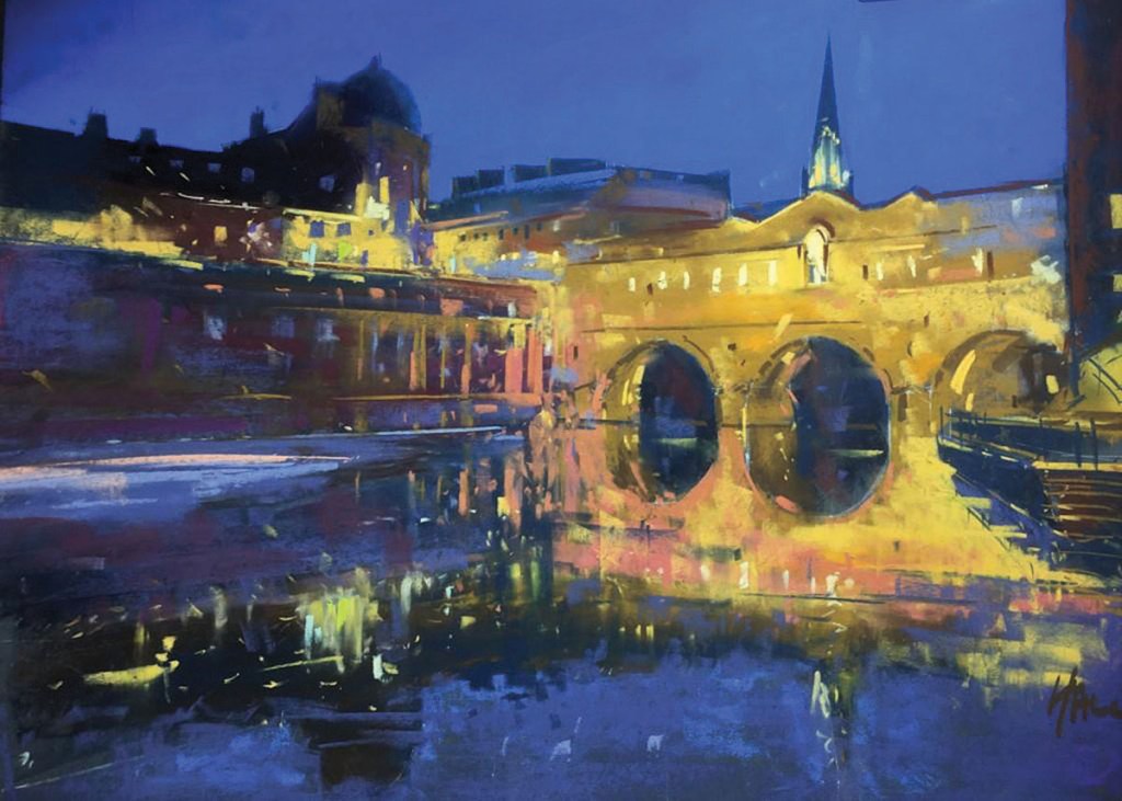 serenarts gallery - Steve Hall - Pulteney Bridge at night
