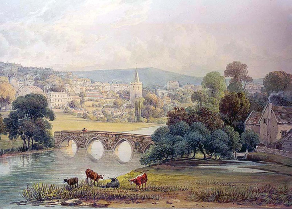 serenarts gallery _ A View of Bradford from barton bridge bridge Jarrett