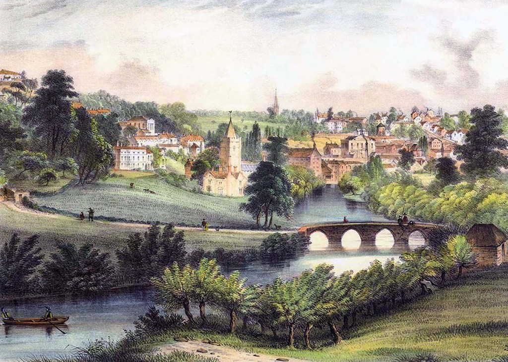 serenarts gallery _ A View of Bradford from barton bridge bridge Jarrett