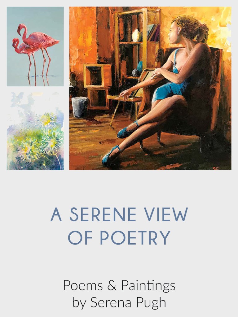 a serene view of poetry cover