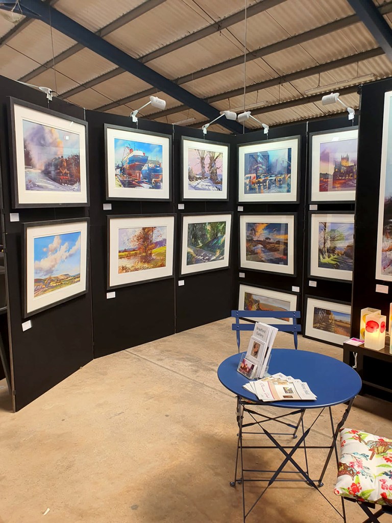 serenarts gallery and steve hall at the royal bath and west show 2022 1