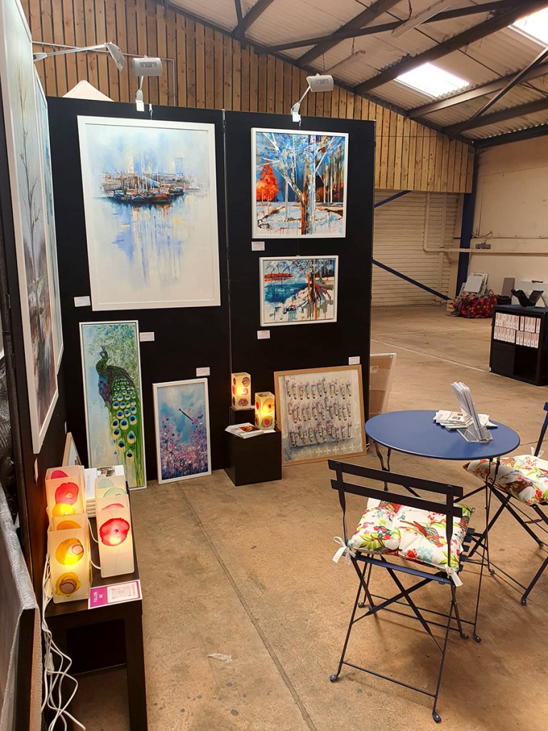 serenarts gallery and steve hall at the royal bath and west show 2022 1