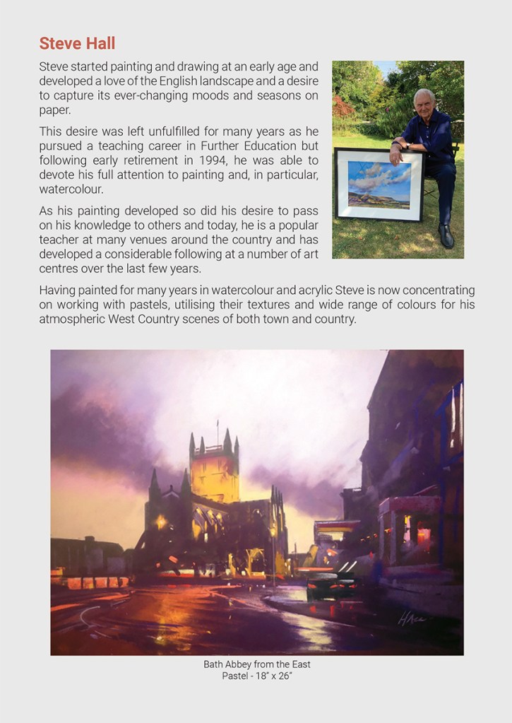 Steve Hall at the Bath Art Fair 2023