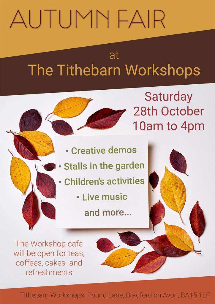 tithebarn workshops autumn fair 2023