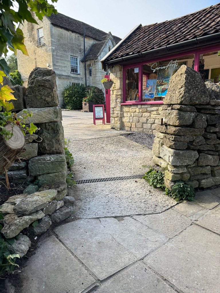 serenarts gallery at the tithebarn workshops entrance