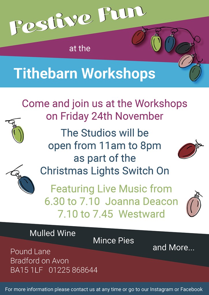tithebarn workshops christmas light switch on