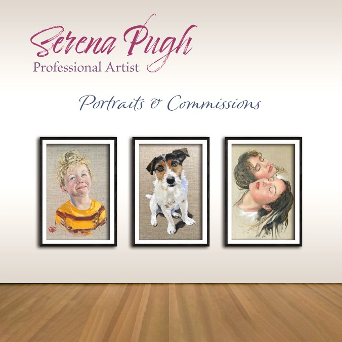 Serena Pugh portraits and commissions leaflet