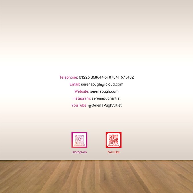 Serena Pugh portraits and commissions leaflet